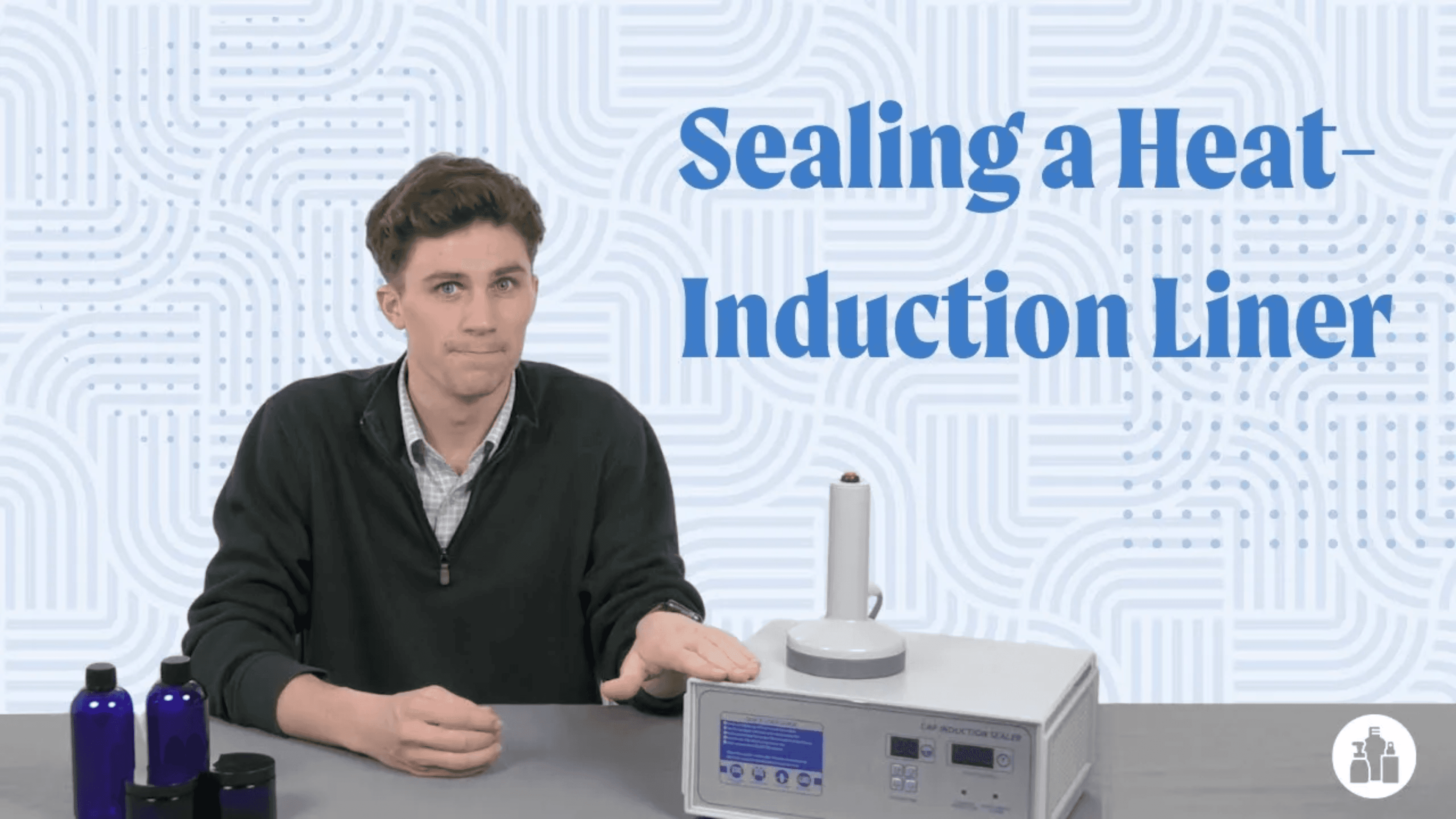 How to Seal a Heat Induction Seal Liner Using a Manual Heat Induction Sealing Machine